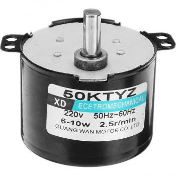 Moteur synchrone 220V 10W avec réduction d'engrenage