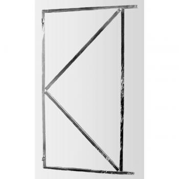Metal Garden Gate Frame 140x155cm
