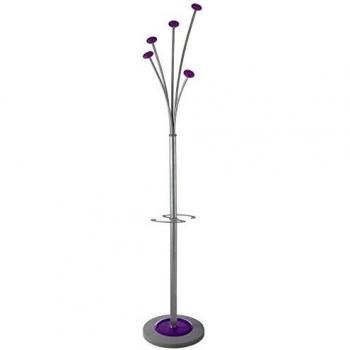 ALBA Appendiabiti 5 posti 187 cm – Portaombrelli – Viola