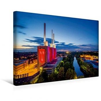 Leinwand Druck „Hannover in Abendrot“ – 45 × 30 cm, Premium Textil