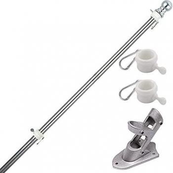 Asta Bandiera 150 cm HORSE SECRET con Anello Rotante