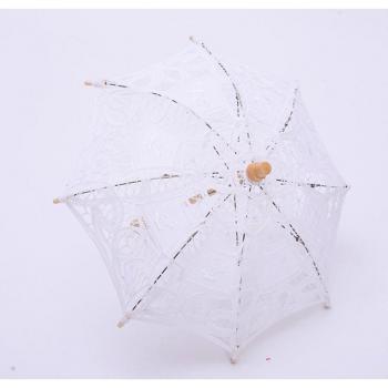 Pink Lace Flower Girl Umbrella