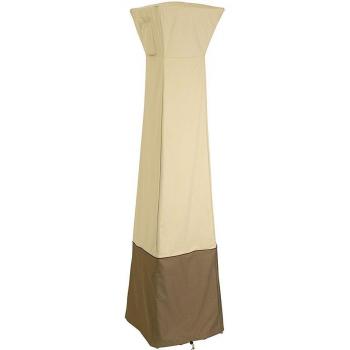 Cobertor de Calentador de Patio en Formato Piramidal con Material Oxford 84x221 cm