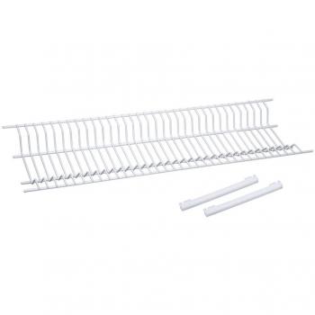 Ripiano Epossidico Scolapiatti Bianco 85 cm Sauvic