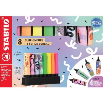 Pacchetto Evidenziatori 8 Boss Original + 4 Ju Schnee