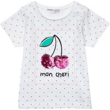 MINOTI 1‑8 Jahre T-Shirt aus Baumwolle – Weiß