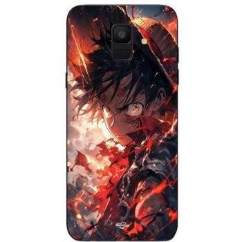 Protezione Luffy in Rabbia per Samsung Galaxy A8 2018