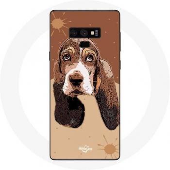 Samsung Galaxy Note 9 Case with Basset Hound Design