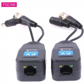 5 Pair 1 Channel BNC to RJ45 Audio Video Power Adapter for AHD/CVI/TVI