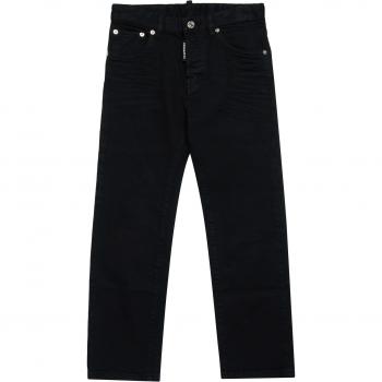 Dsquared2 Pantaloni Dq2637 per Bambini Neri 16 Anni