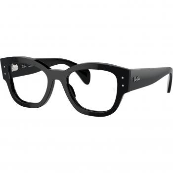 Ray-Ban RX7681V Jorge 2000 Unisex Brille Schwarz Acetat Quadrat