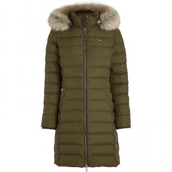 Tommy Jeans Daunenjacke Essential DW0DW09060 Khaki Slim Fit