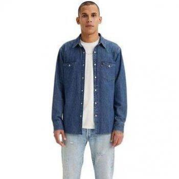 Classic Western Denim Medium – Levis Camicia Uomo
