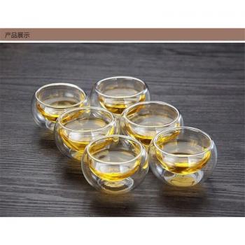 Transparent Double Wall Tea Cup