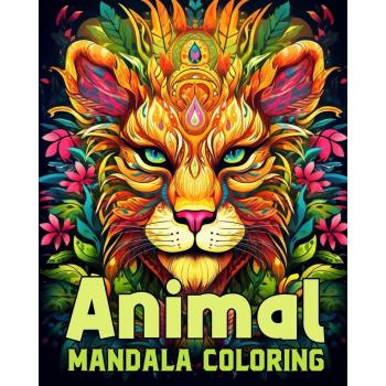 Animal Mandala Coloring Book For Adults