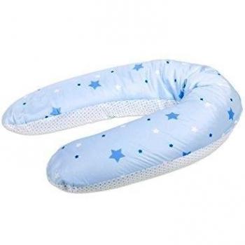 Almohada Lactante Träumeland Talla 190 cm en Azul Celeste