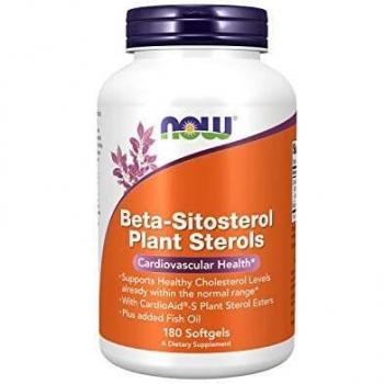 Now Foods, Stérols Végétaux Bêta-Sitostérol, 180 Gélules