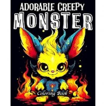 Adorable Creepy Monsters Coloring Book