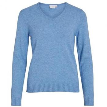 Vila V-Ausschnitt-Pullover »VIRIL LANGARM V-NECK«
