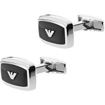 Boutons de Manchette Acier EMPORIO ARMANI Logo Essentiel EGS1728040