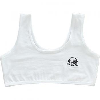Support bustier respirant – Fille + Adolescent – Coton brodé