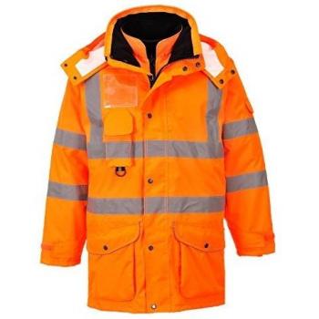 Oxweave 300D High Visibility 7-in-1 Traffic Jacket