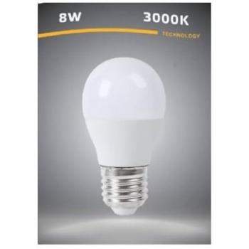 Lampada LED E27 G45 8W 15d, Luce Naturale Bianco Caldo – G4509