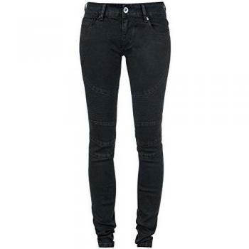 ForPlay Pantalones Biker Mujer Tejanos Negros