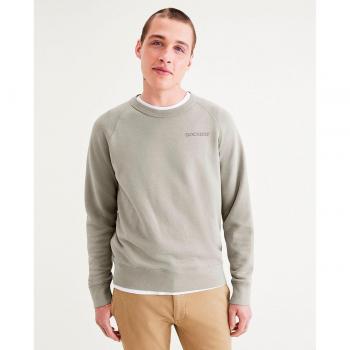 Dockers Sudadera masculina de cuello redondo