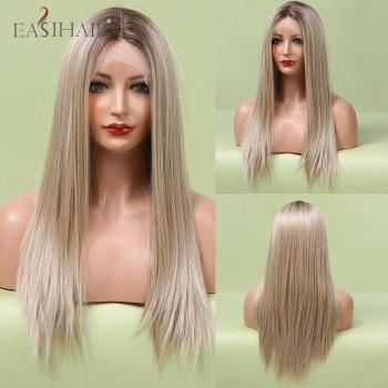 Peluca de Cabello Sintético EASIHAIR con Encaje