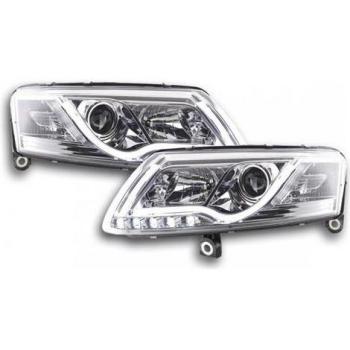 Phare Daylight avec LED pour Audi A6 4F 04-08 Chrome