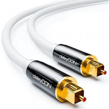 Toslink Kabel Optisches Audiokabel Digital LWL SPDIF HiFi Digitalkabel 0,5m-15m