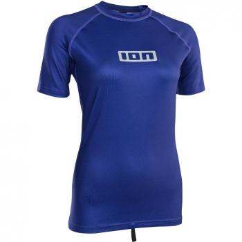 Ion Promo Rashguard Kurzarm Shirt Concord Blau