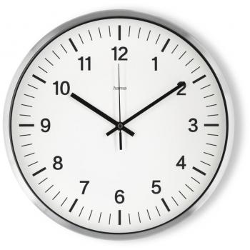 « Shiny » : horloge murale moderne 35 cm, pilotage sans fil