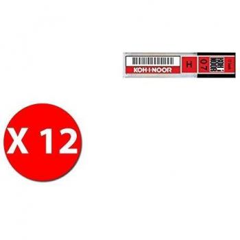 KOH‑I‑NOOR Astuccio 12/12 H 0,7 mm – Set completo