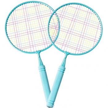 2pcs Children Badminton Rackets with Large Sweat Spot