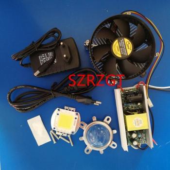 Puce LED 100 W Haute Performance – Lumière Blanche 60 kK, Refroidisseur Thermique & Pilote LED