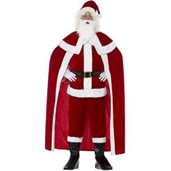 Costume di Babbo Natale con Mantello per adulto