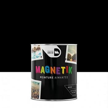 Peinture magnétique Maison Deco Noir satin 0,5L