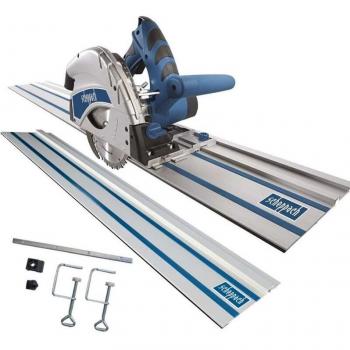 Sega circolare Scheppach PL55 + barra guida 2,8 m + accessori inclusi