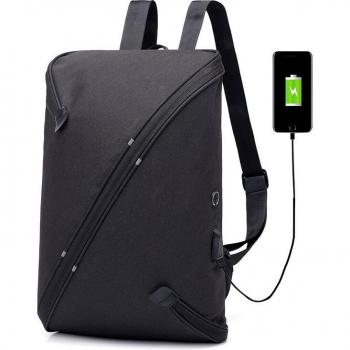 15-inch Laptop Anti-Theft Rucksack with USB Charging