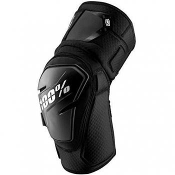 100% Fortis Black Knee Guards