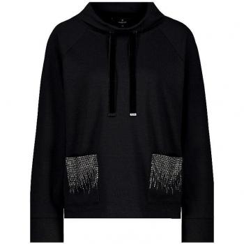 Monari Damen Sweatshirt Schwarz Größe 34