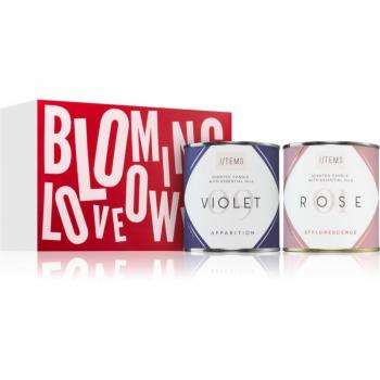 TEMS Herzblüte – Doppelkerzen‑Box (200 g + 200 g)