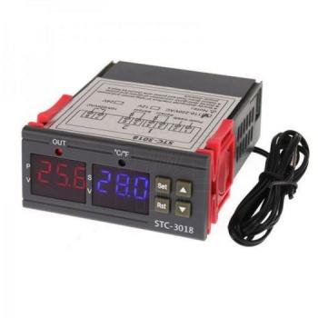Digitální regulátor teploty STC-3018, rozsah -55°C až 120°C