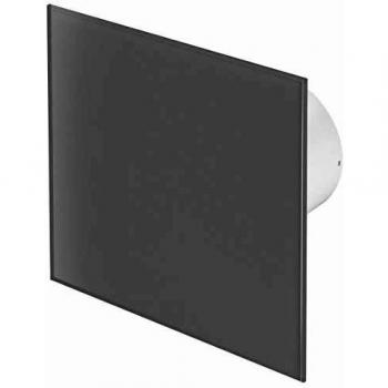 Ventilateur de Ventilation Mur Plafond 125mm Verre Gris