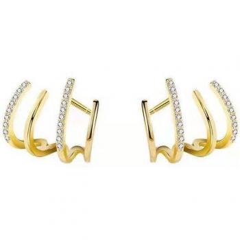 Four-Prong Setting Lady Earrings