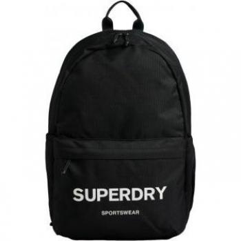Mochila Superdry Code Montana 18L en Negro y Blanco