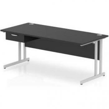 Impulse 1800 x 800mm Straight Office Desk