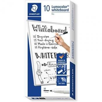 Staedtler, Marker, 10 pen Whiteboard-Marker schwarz 1,0 mm (Schwarz, 1 mm, 10 x)